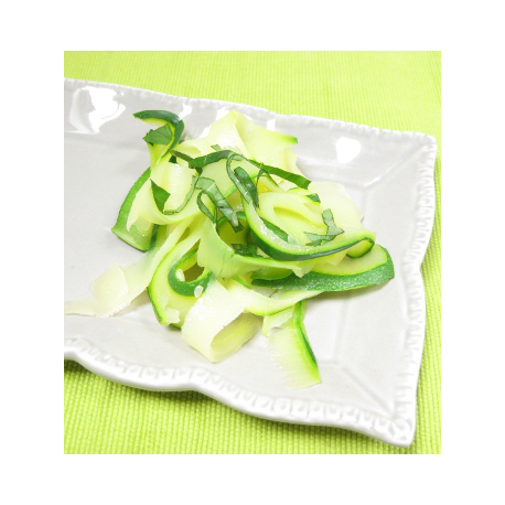 Tagliatelles de courgettes au basilic