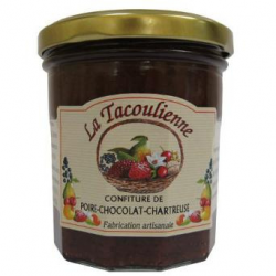 Confiture de poire, chocolat, Chartreuse (220g)