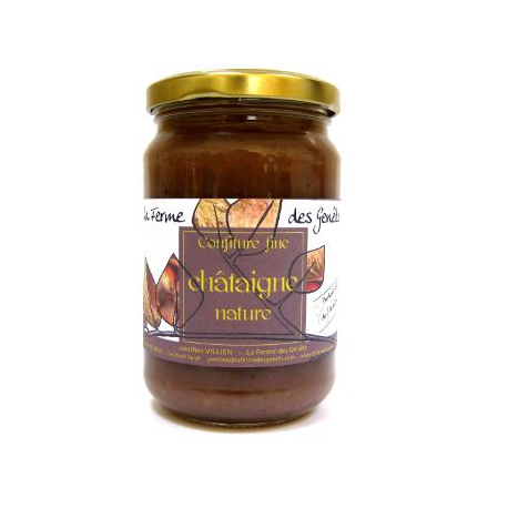 Confiture de châtaigne bio nature (370g)