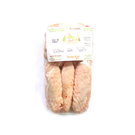 6 ailes de poulet (650g environ)