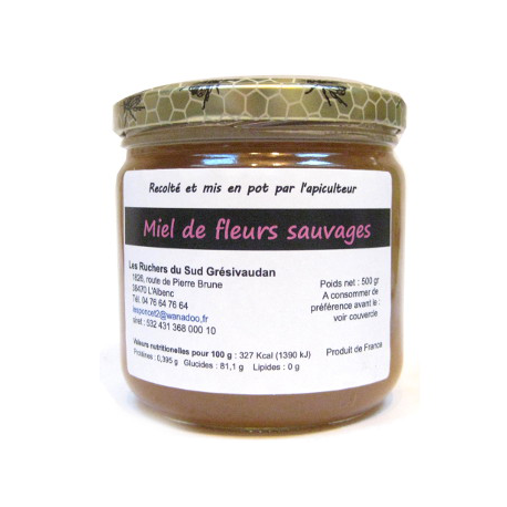 Miel de fleurs sauvages (500g)