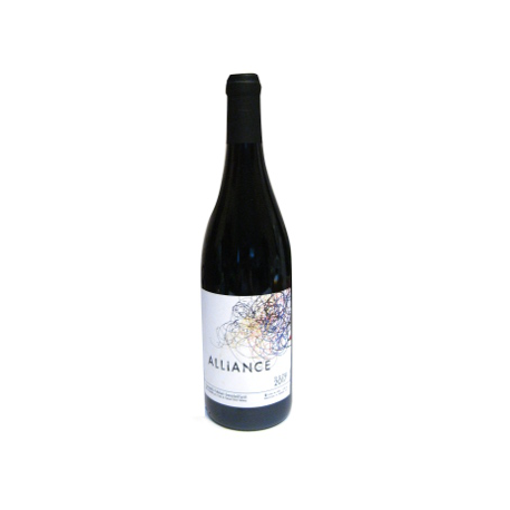 Vin rouge naturel bio, Alliance (75cl)