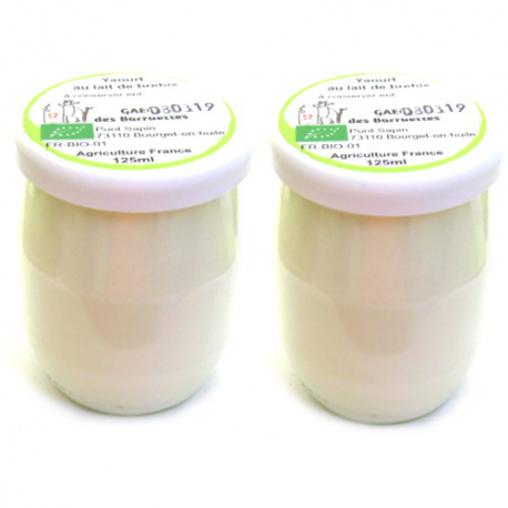 Yaourt au lait de brebis (2x125g)