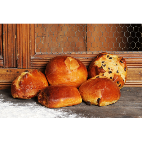 Brioche individuelle pur beurre bio, 100g